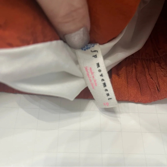 Free People Movement Rust/Burnt Orange Way Home Athletic Shorts- Small - Picture 11 of 13